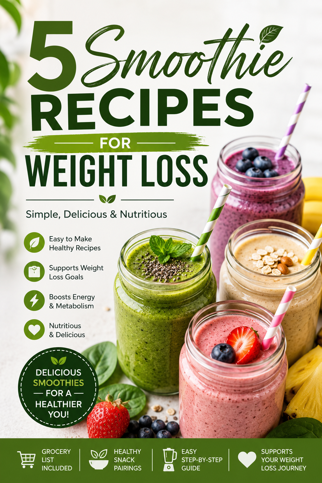 5 Smoothie Recipe for weight loss