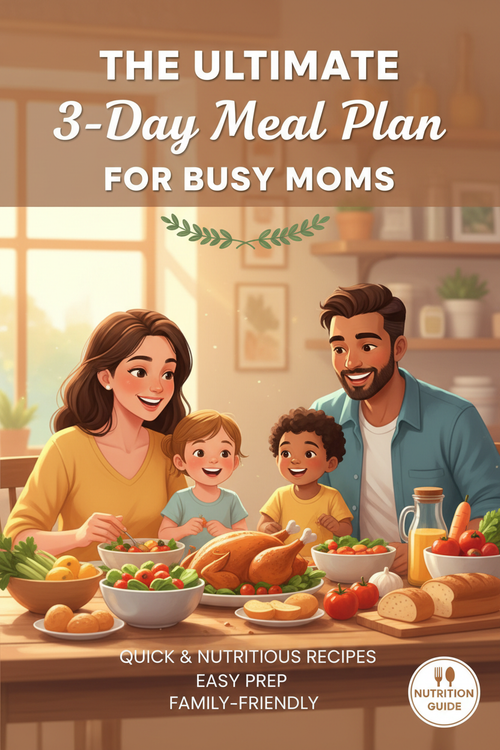 3-Day Meal Plan for Busy Moms cover image